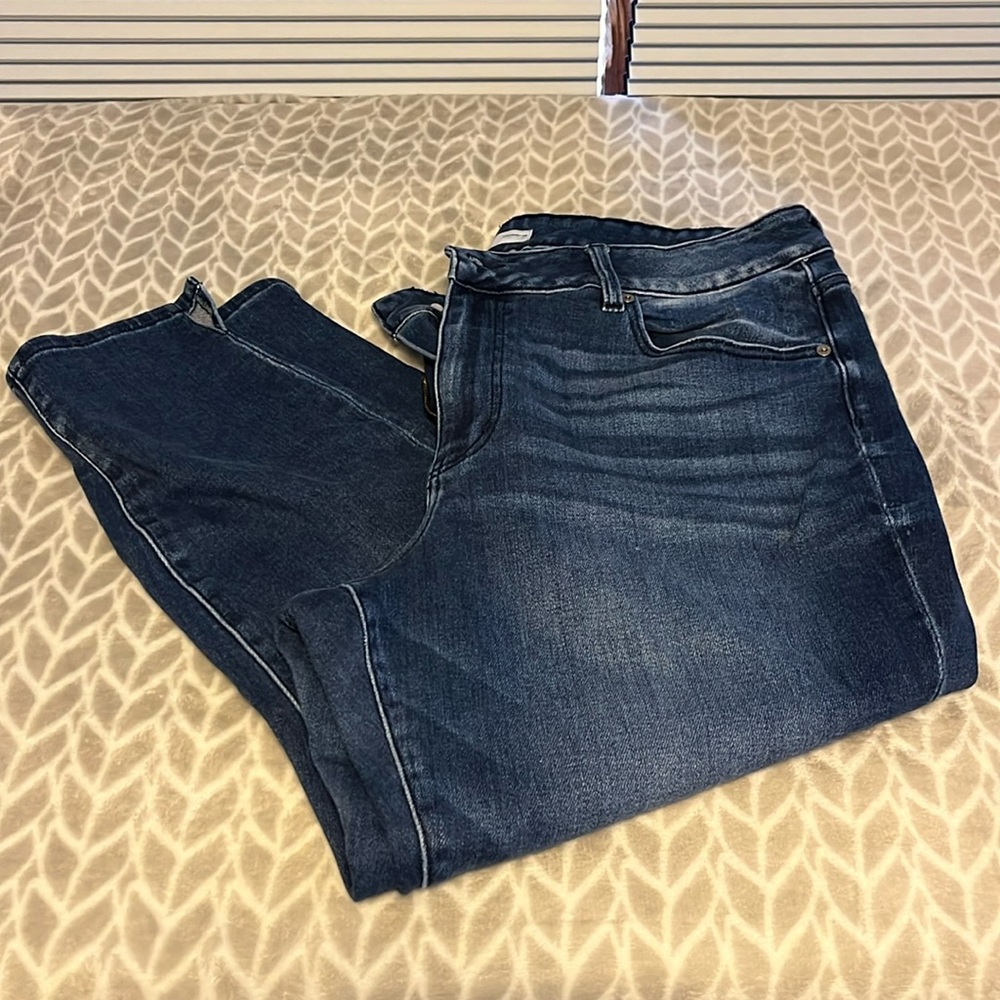 Plus Size KanCan Curvy High Rise Dark Skinny Jean